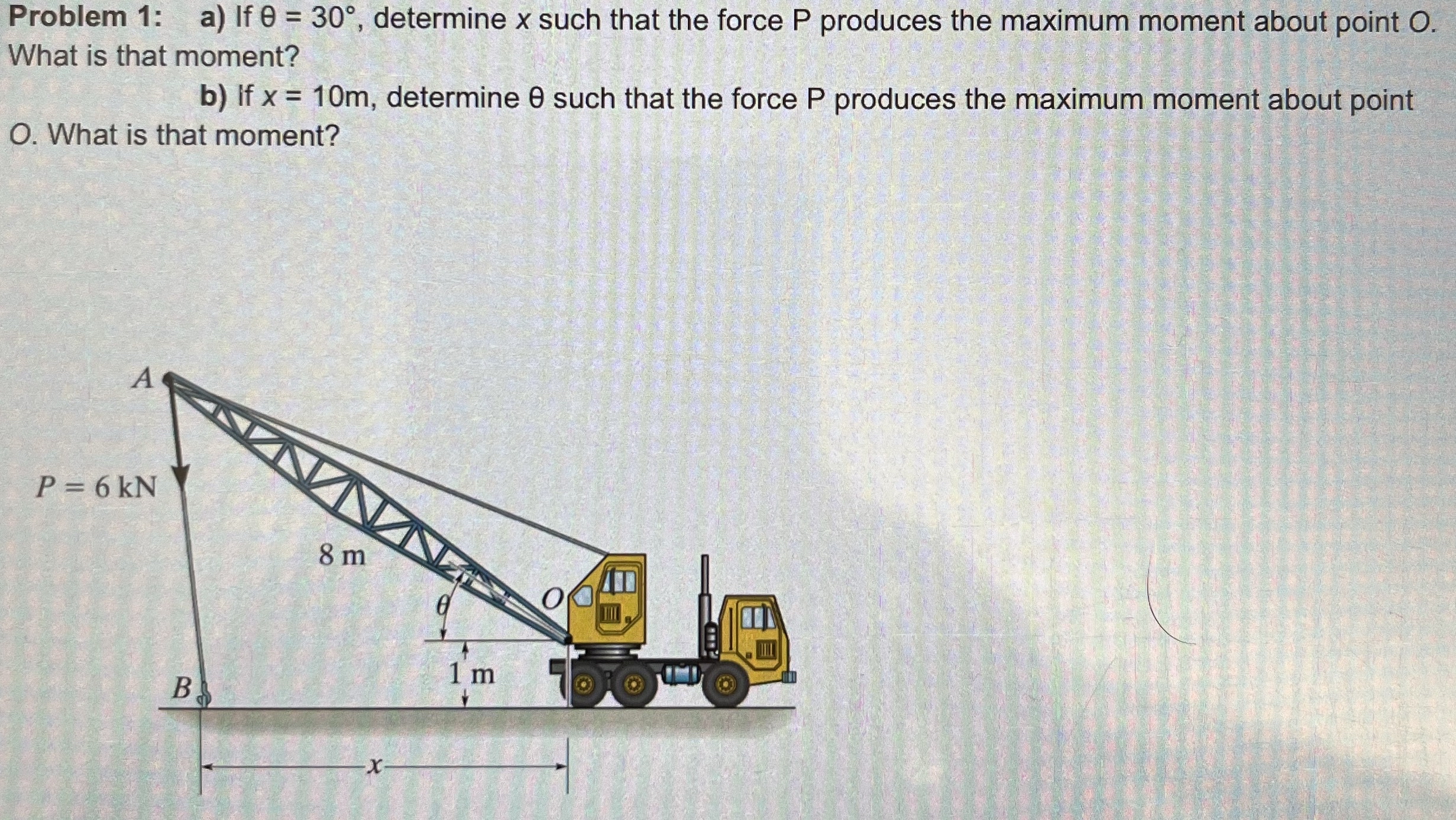Problem 1 : a ) If = 3 0 , determine x such that