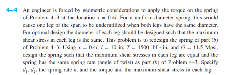 4 - 4 An engineer is forced by geometric
