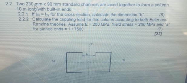 2 . 2 Two 2 3 0 m m 9 0 m m standard channels are