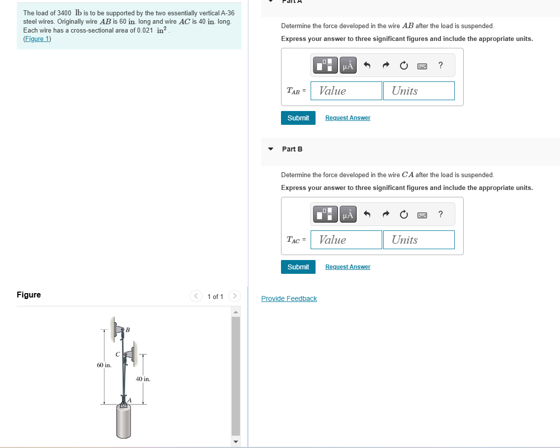 The load of 3 4 0 0 lb is to be supported by the