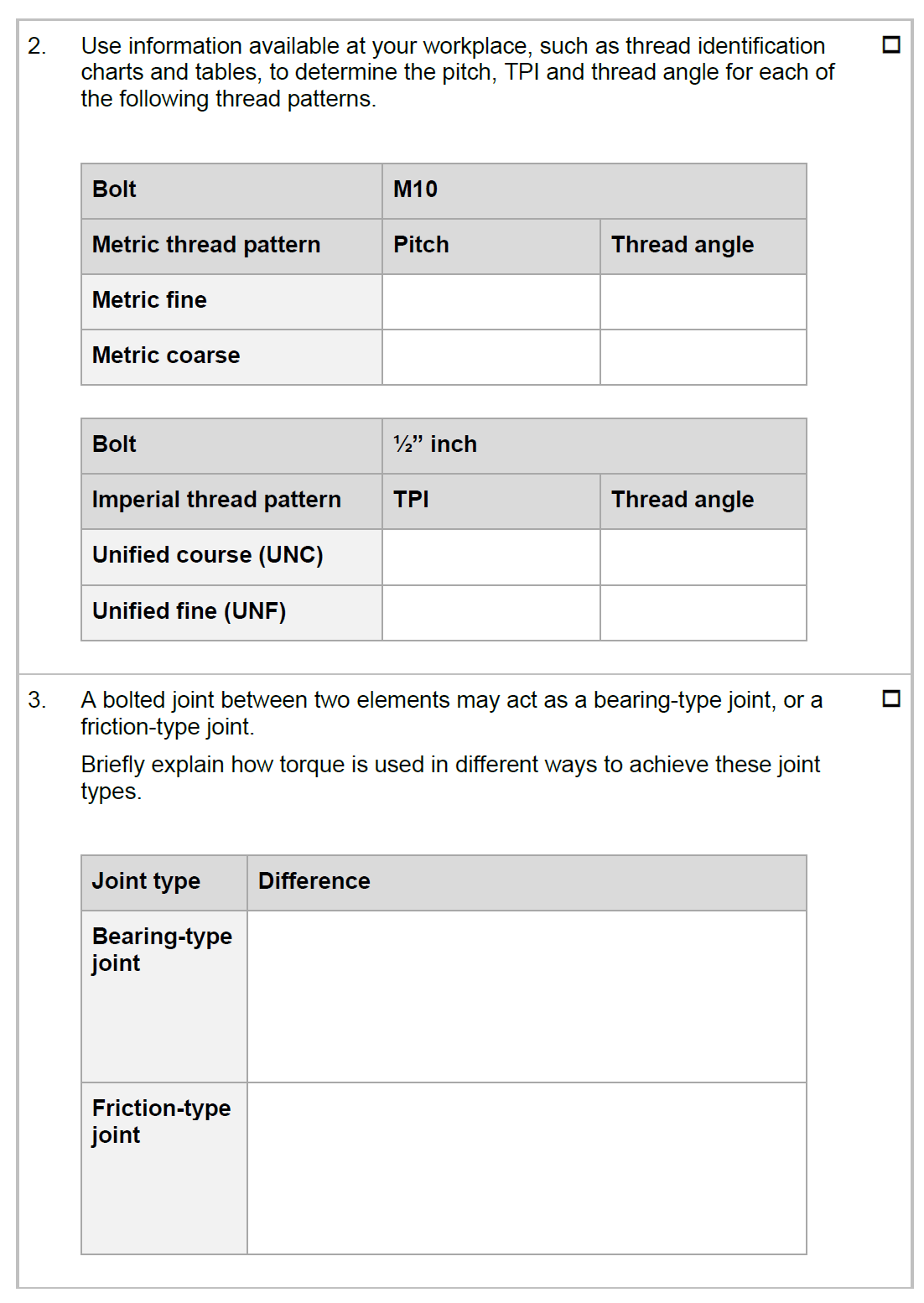 2 . Use information available at your workplace,