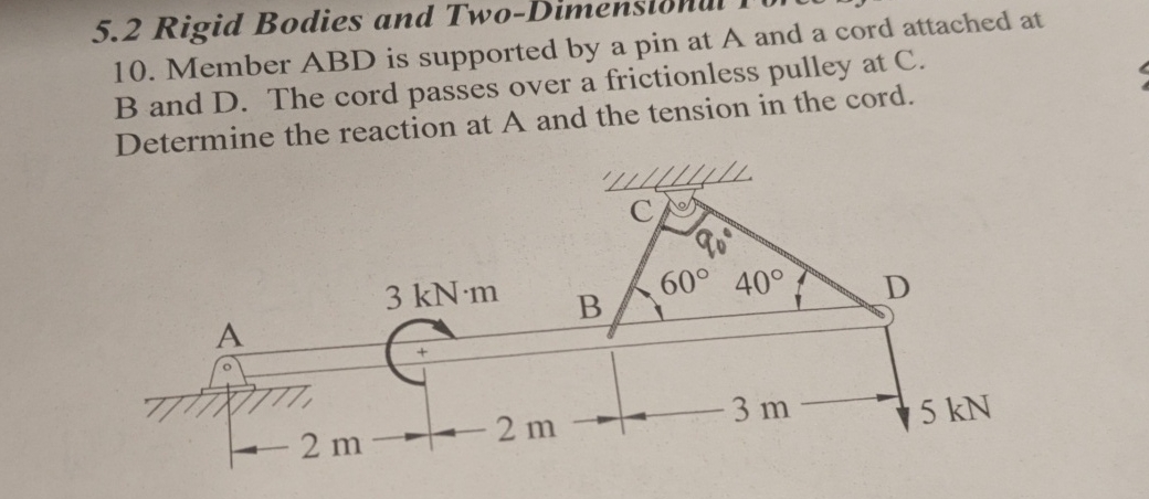 5 . 2 Rigid Bodies and Two - Dimen 1 0 . Member