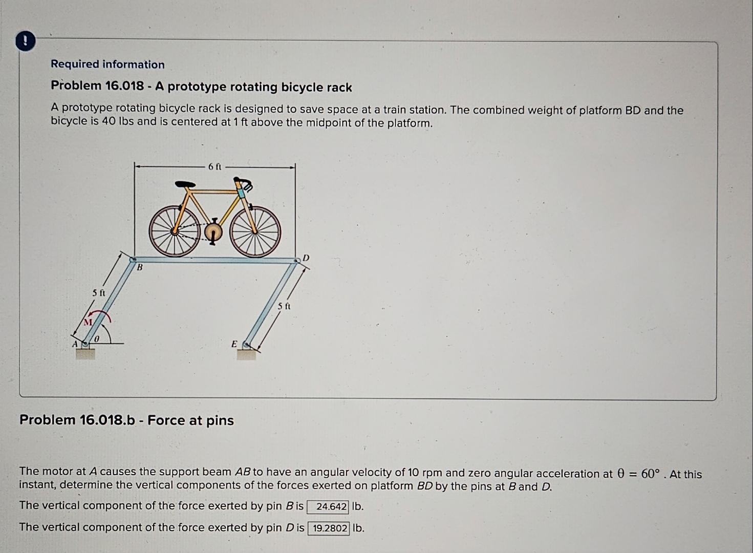 ! Required information Problem 1 6 . 0 1 8 - A