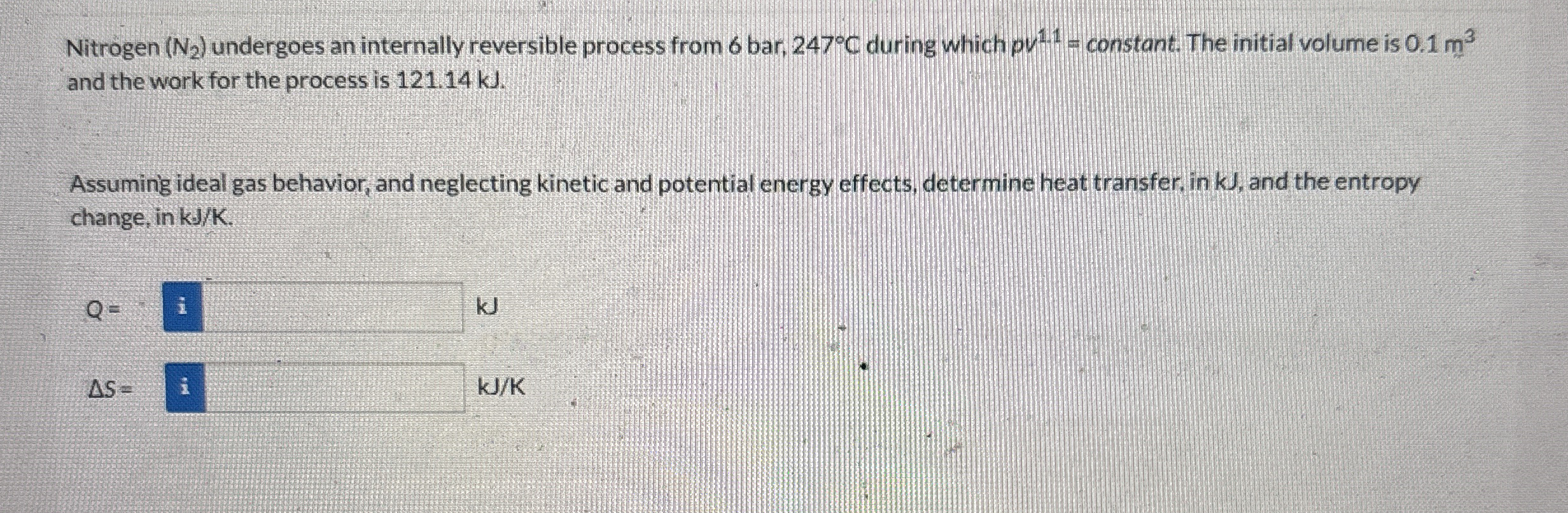Nitrogen ( N 2 ) undergoes an internally