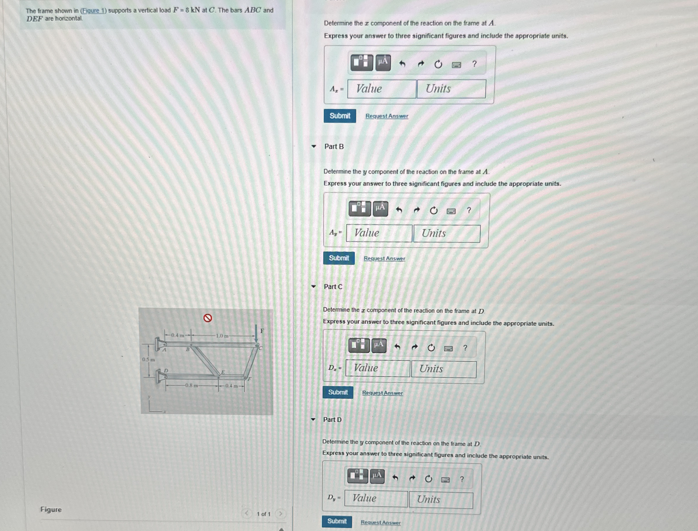 The frame shown in ( Figure 1 ) supports a