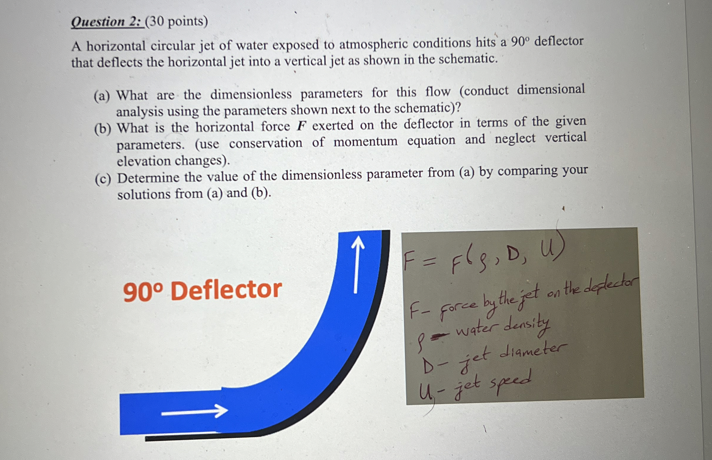 Question 2 : ( 3 0 points ) A horizontal circular