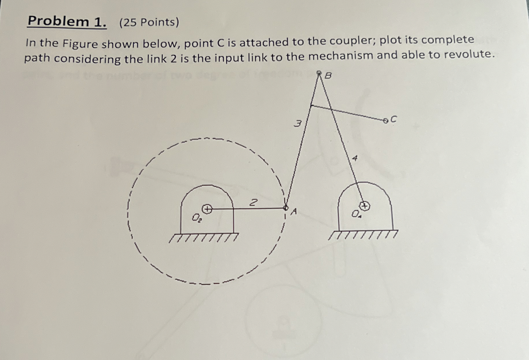 Problem 1 . ( 2 5 Points ) In the Figure shown