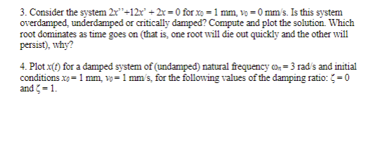 please solve it by hand and matlab by using LIVE