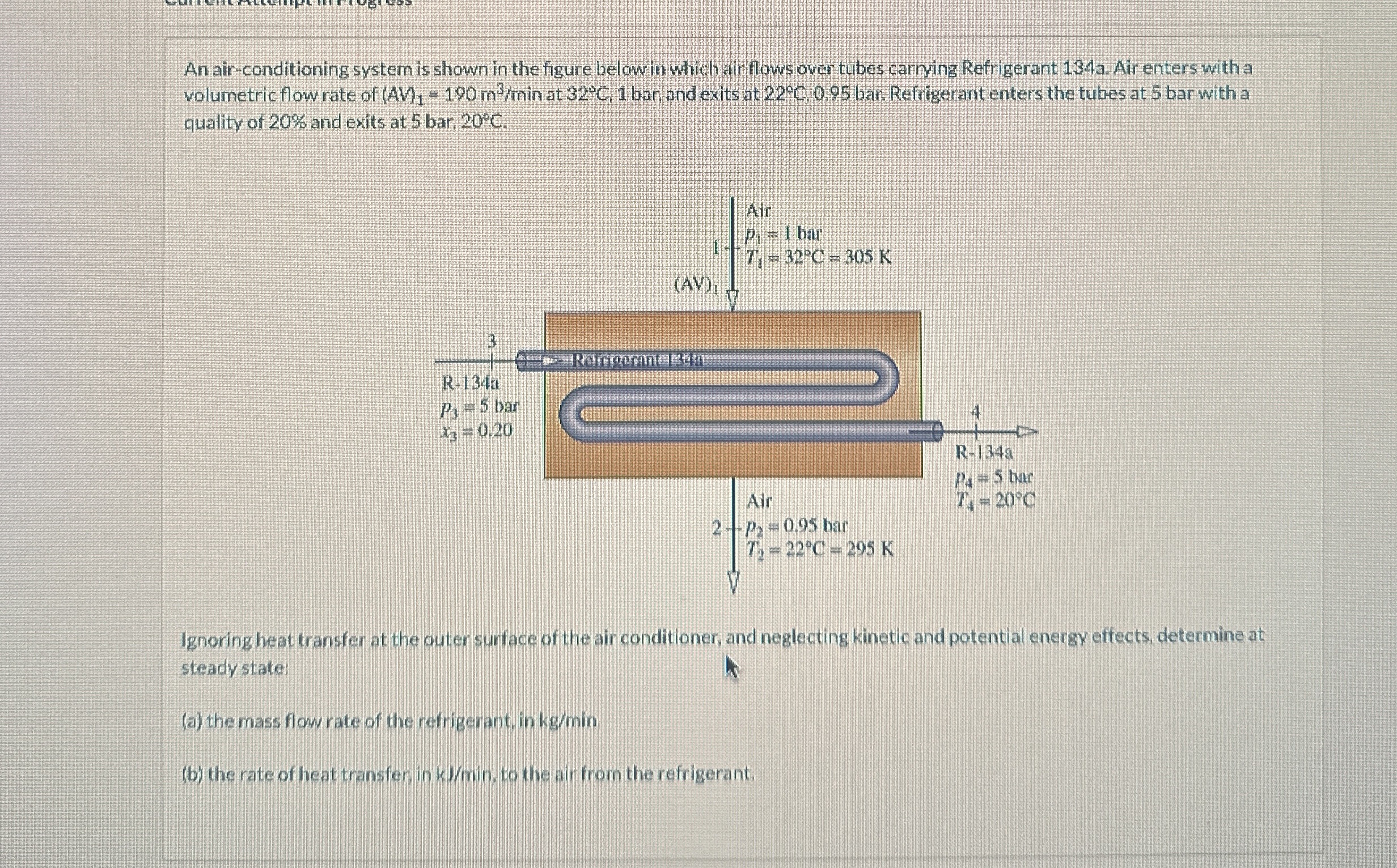An air - conditioning system is shown in the