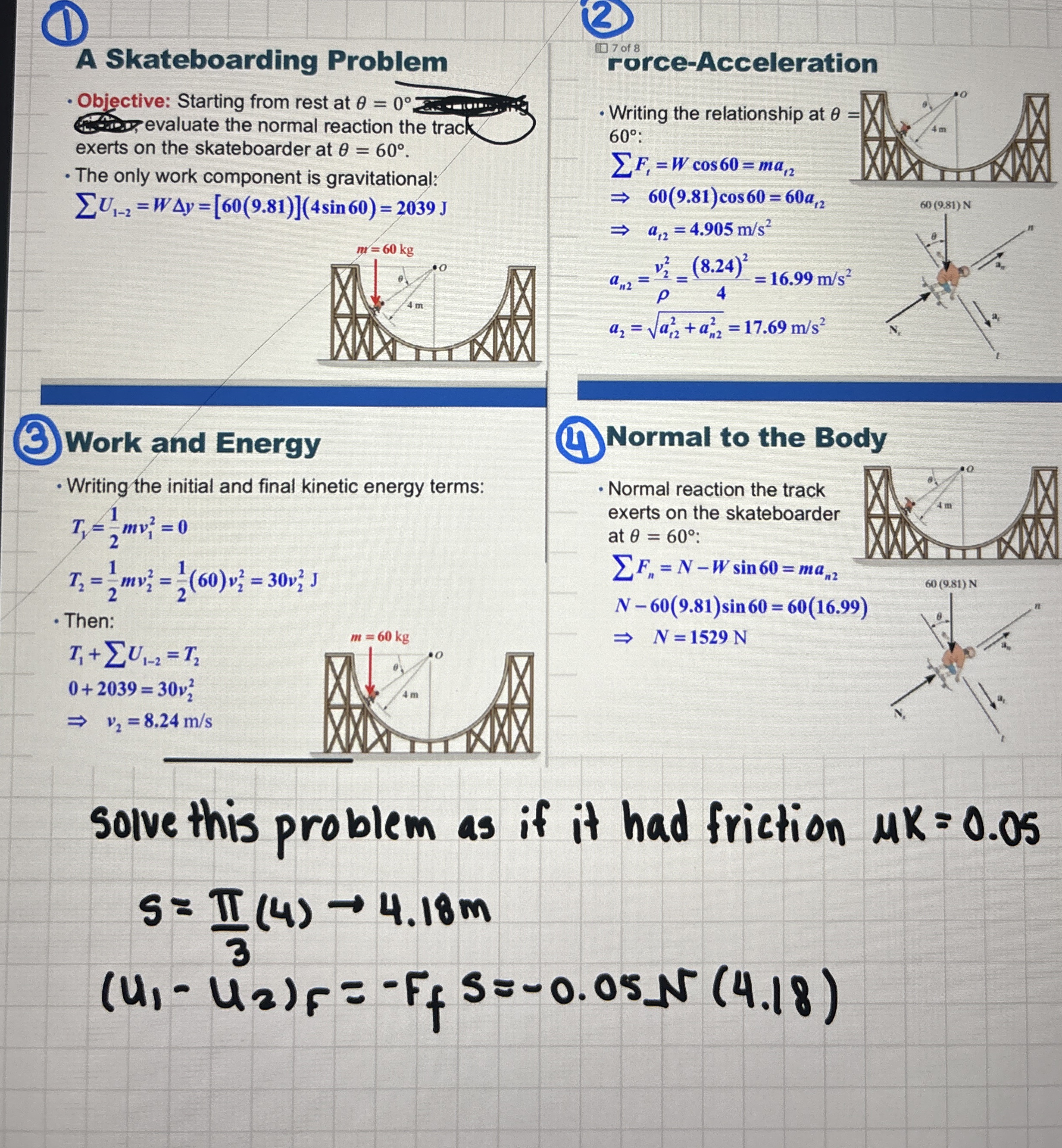 ( 1 ] ) 7 of 8 rorce - Acceleration Writing the