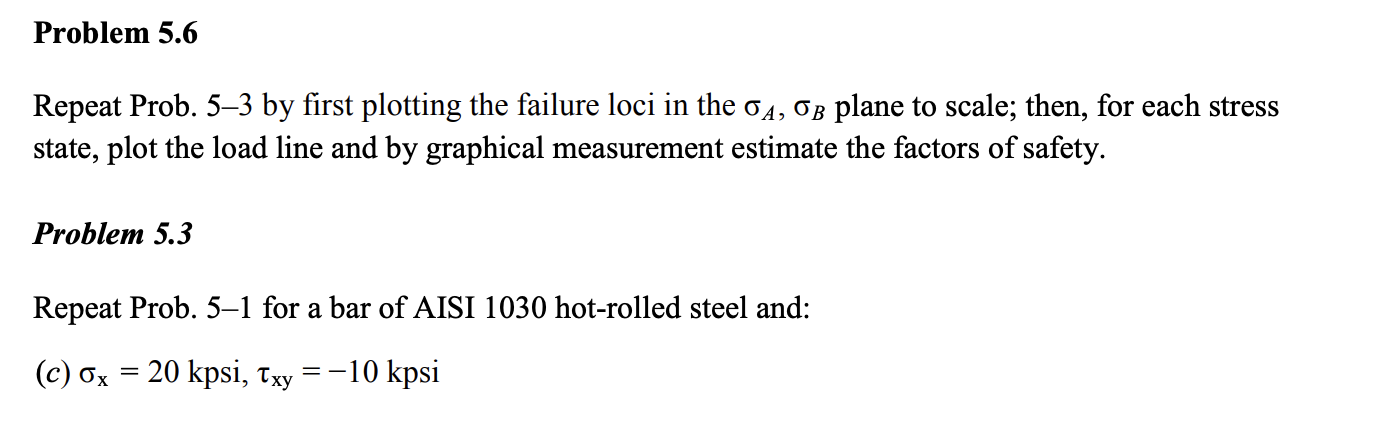 Problem 5 . 6 Repeat Prob. 5 - 3 by first