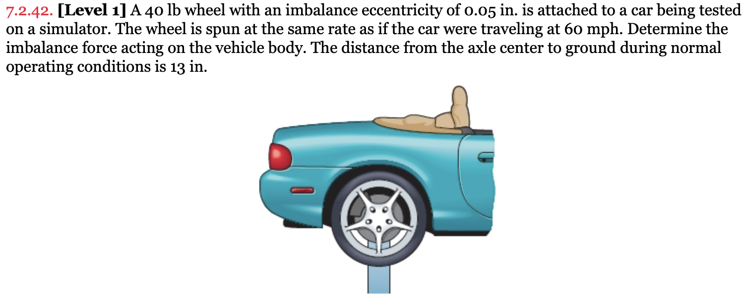 7 . 2 . 4 2 . [ Level 1 ] A 4 0 lb wheel with an