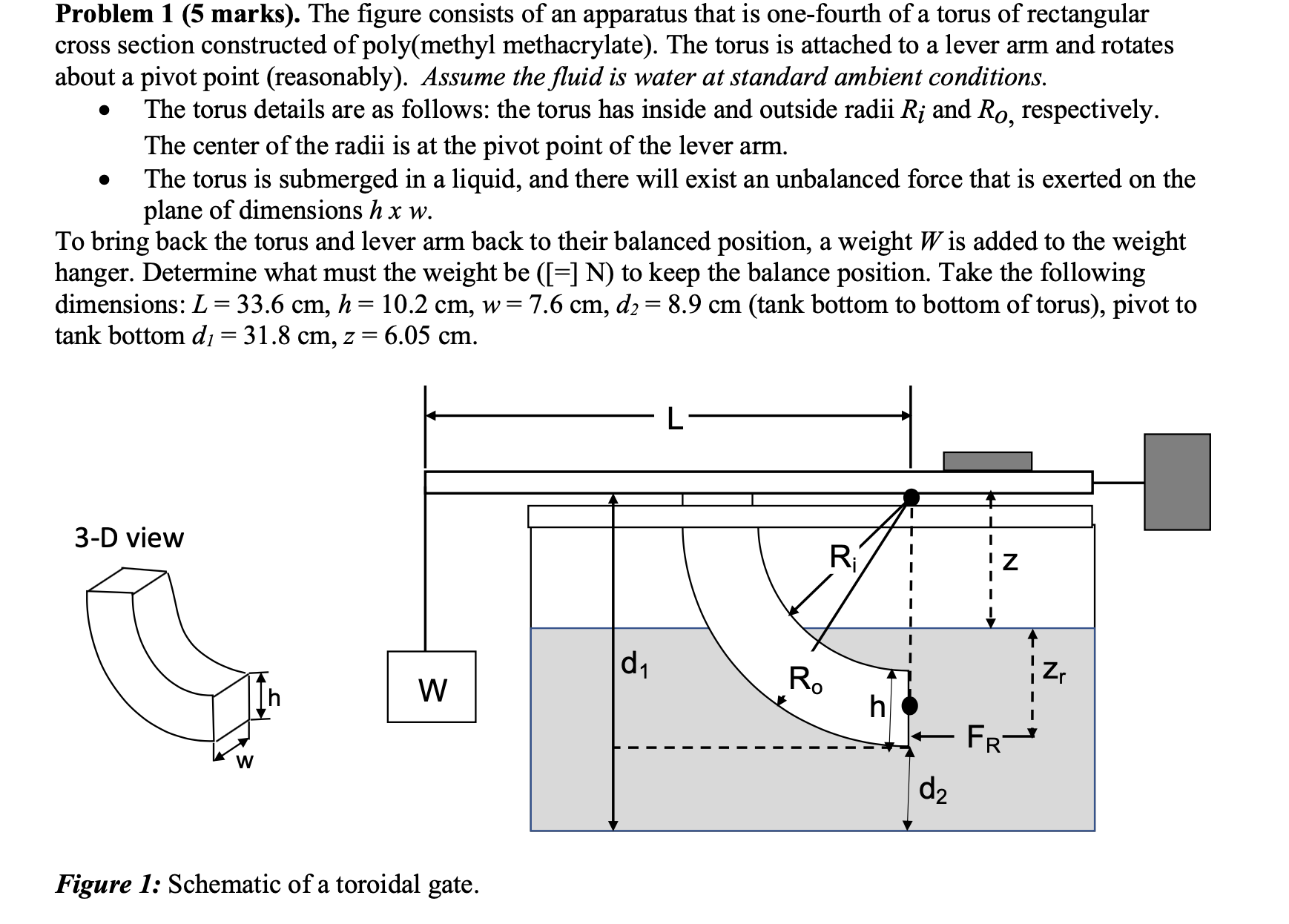 Problem 1 ( 5 marks ) . The figure consists of an