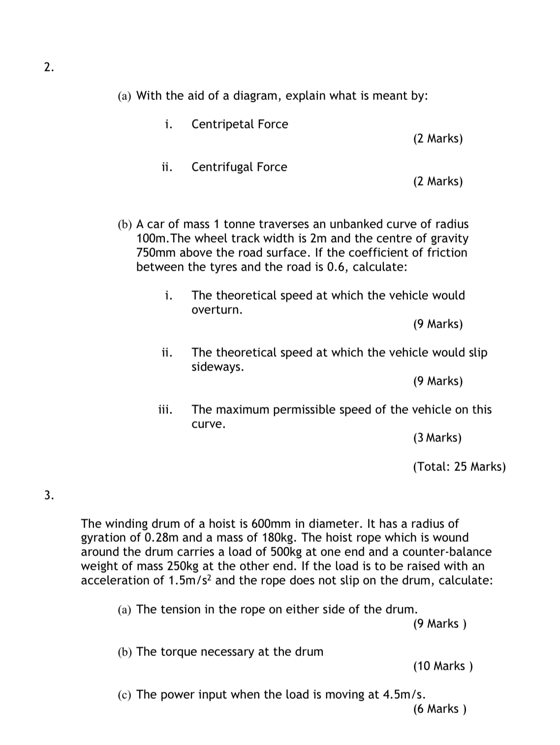 ( a ) With the aid of a diagram, explain what is