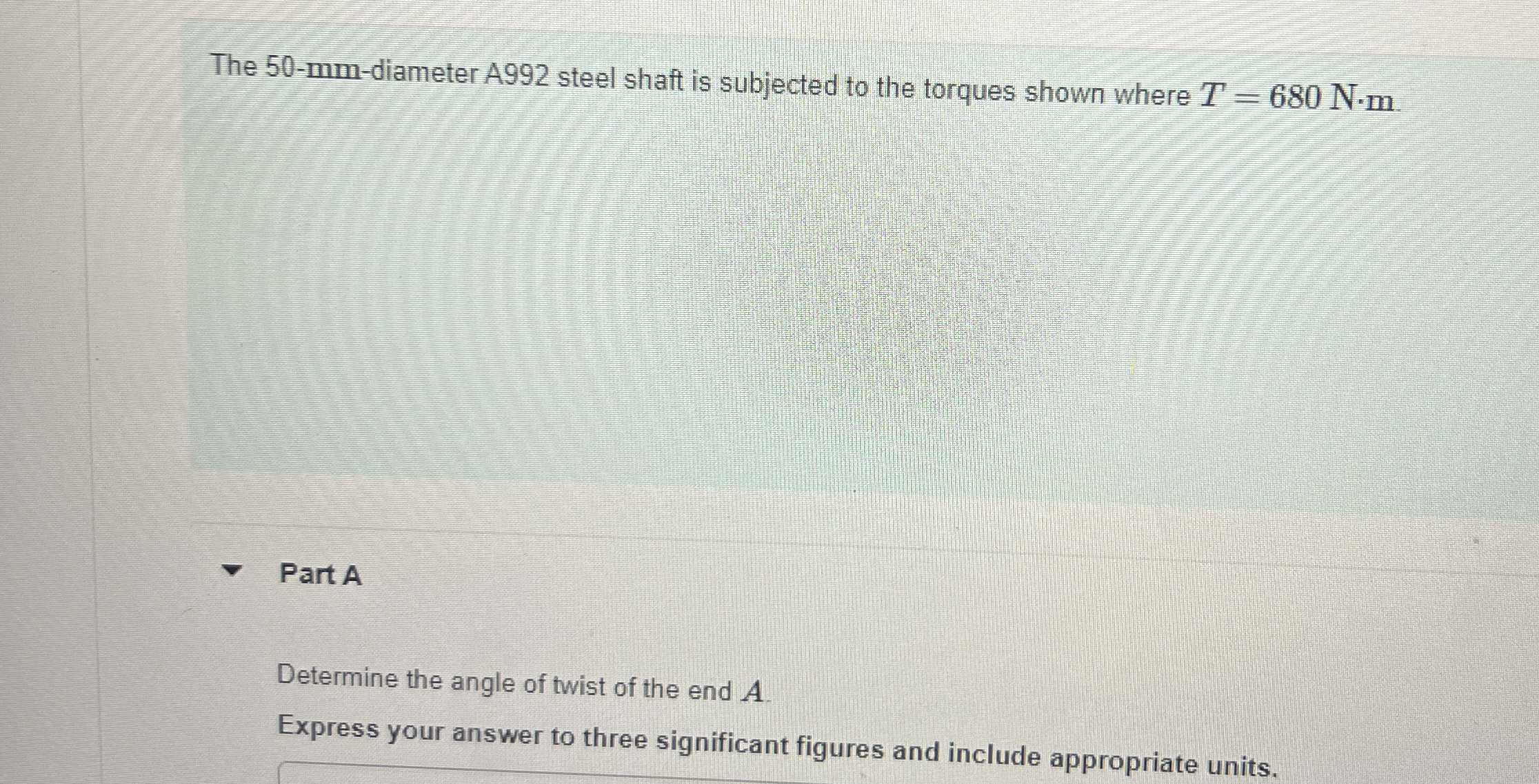 The 5 0 - mm - diameter A 9 9 2 steel shaft is