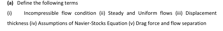 ( a ) Define the following terms ( a ) Define the