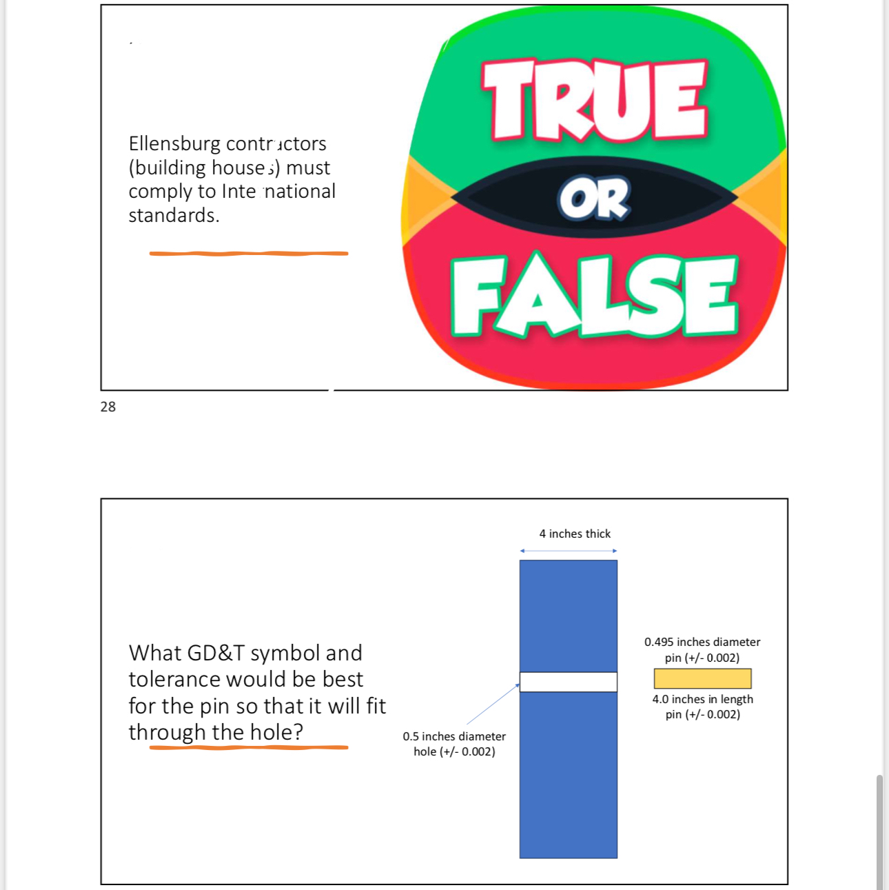 2 8 What GD&T symbol and tolerance would be best