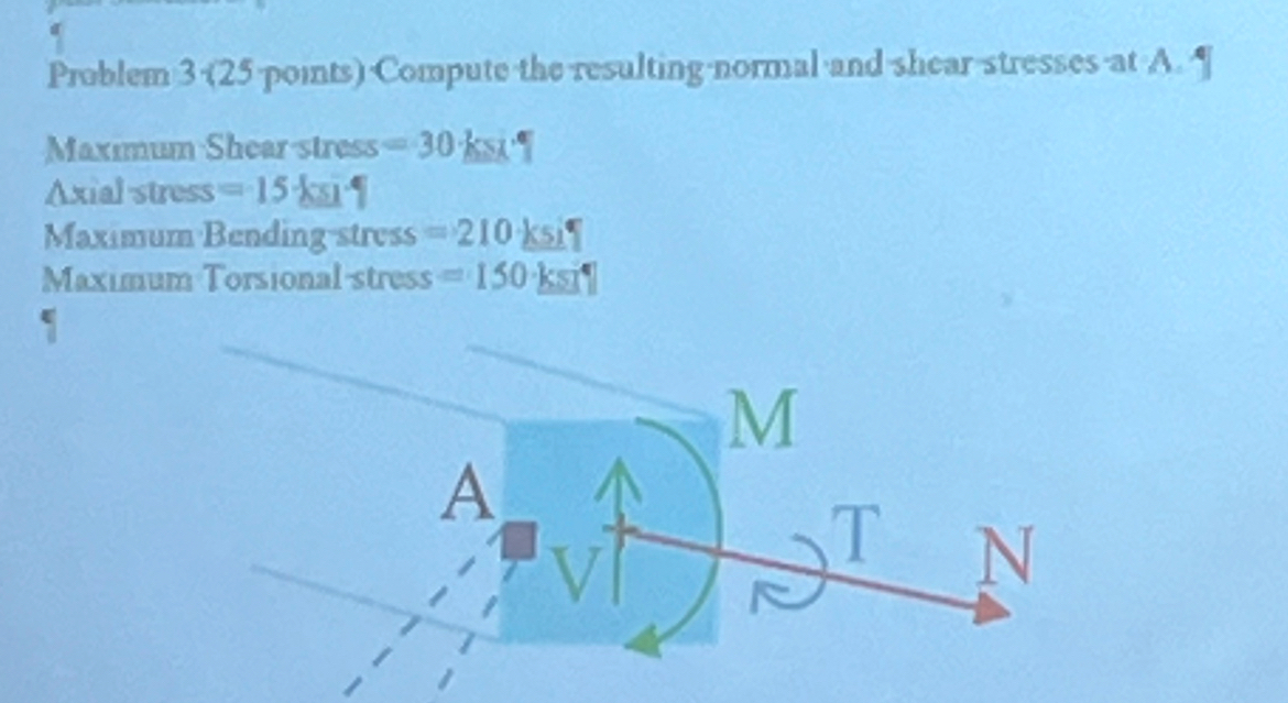 Problem 3 ( 2 5 points ) Compute the resulting