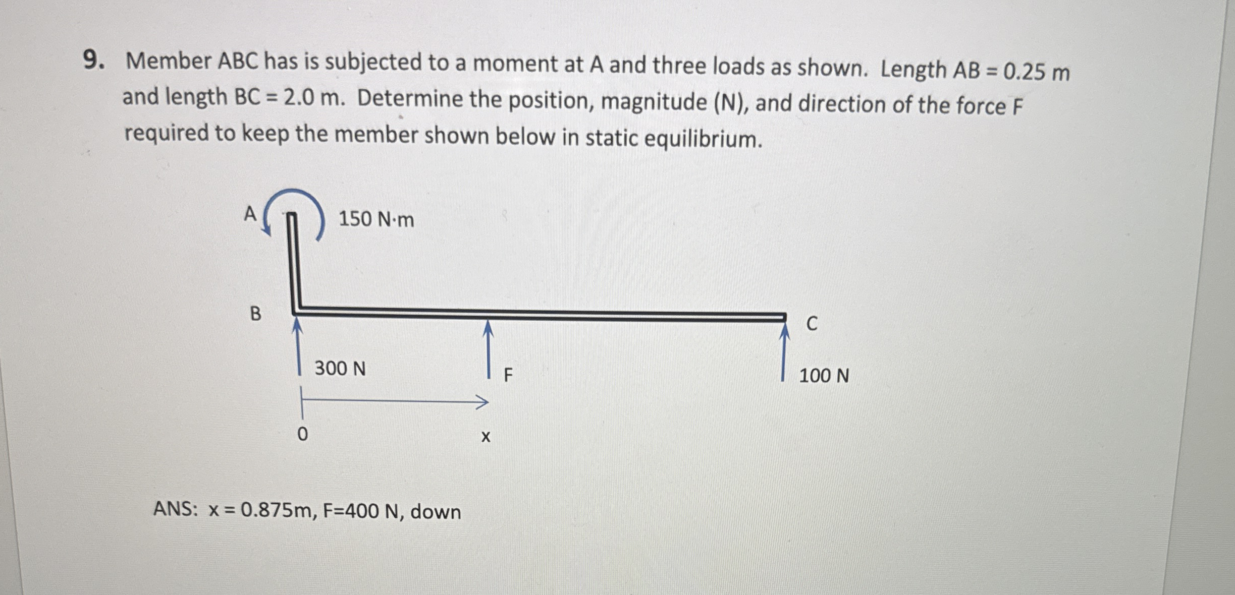 PLEASE WORK AND EXPLAIN Member ABC has is