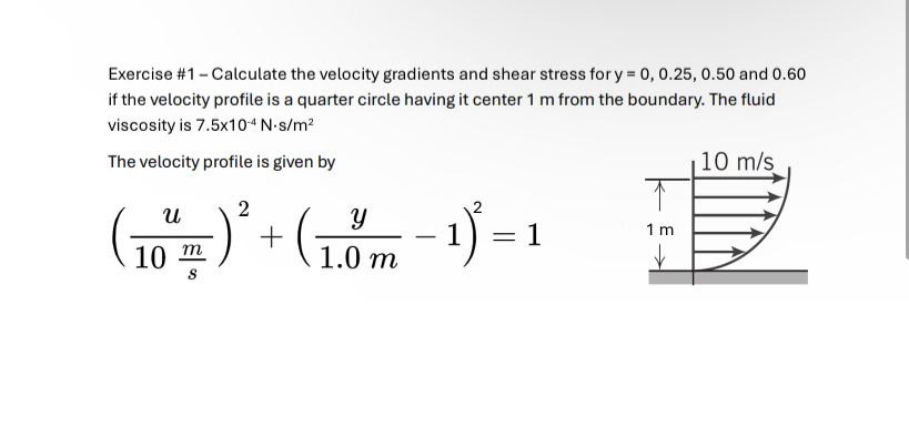 Exercise # 1 - Calculate the velocity gradients