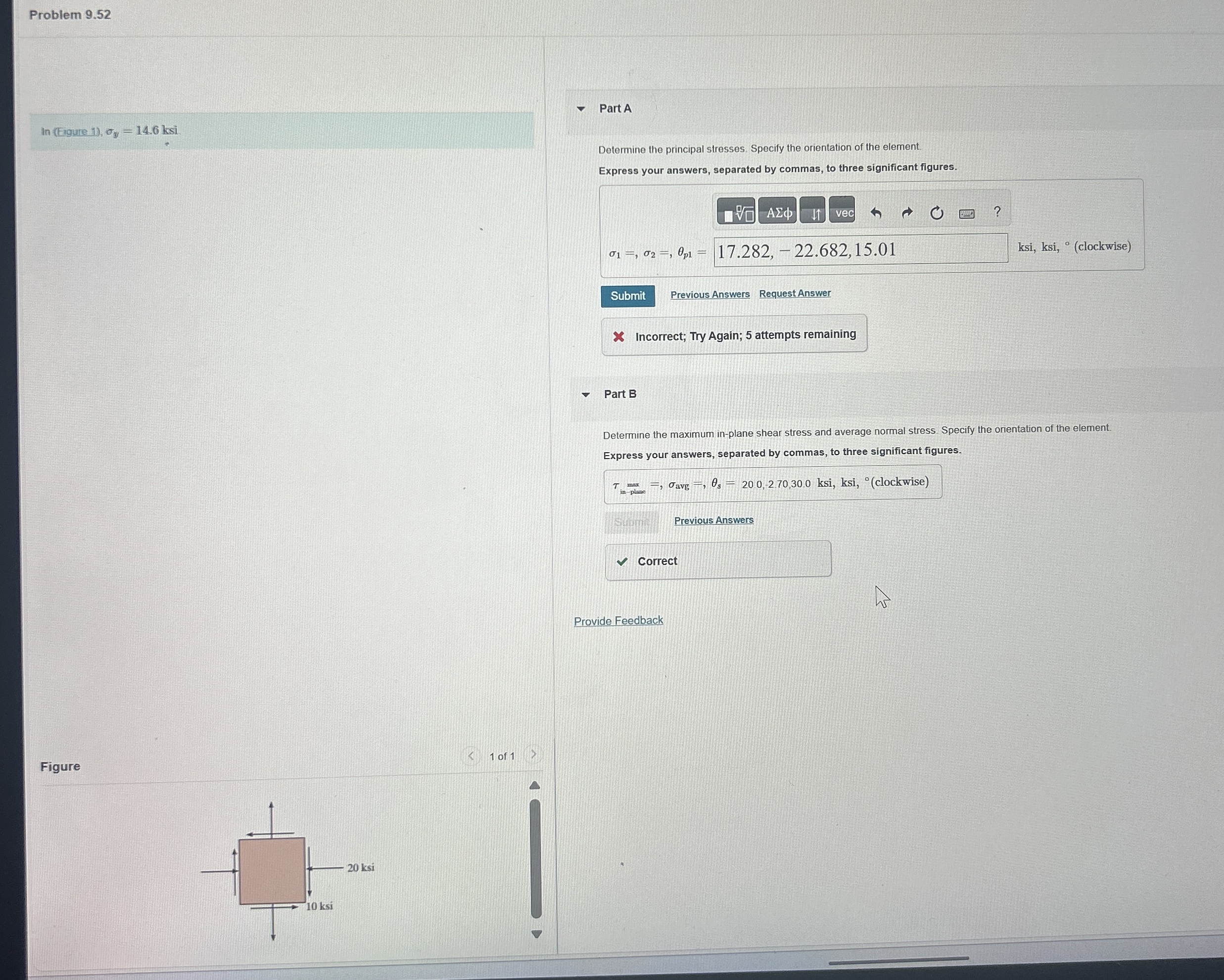 Problem 9 . 5 2 l n ( tigure 1 ) , y = 1 4 . 6