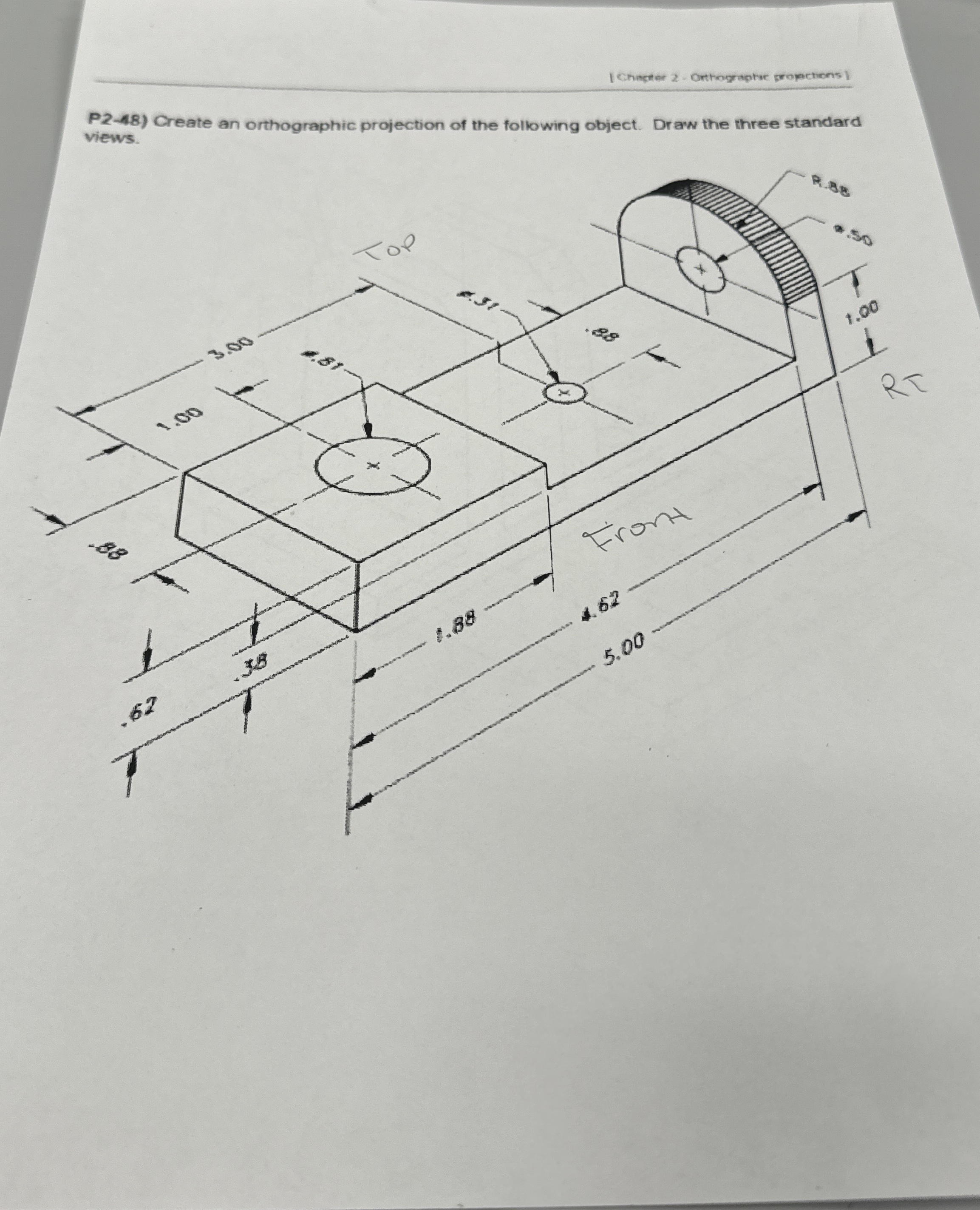 1 Chinger 2 - Omthograptac swopactions 1 P 2 - 4