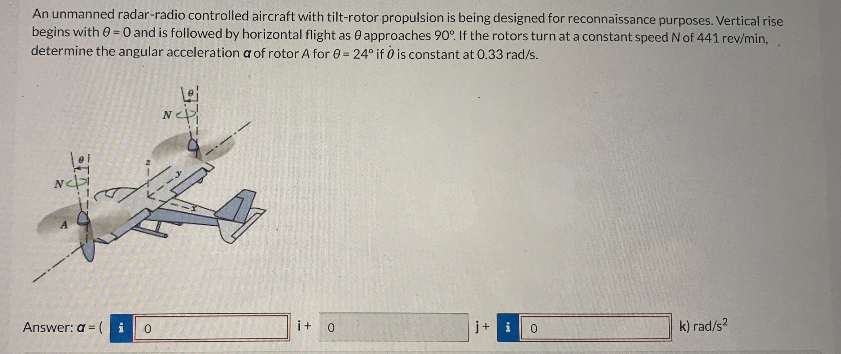 An unmanned radar - radio controlled aircraft
