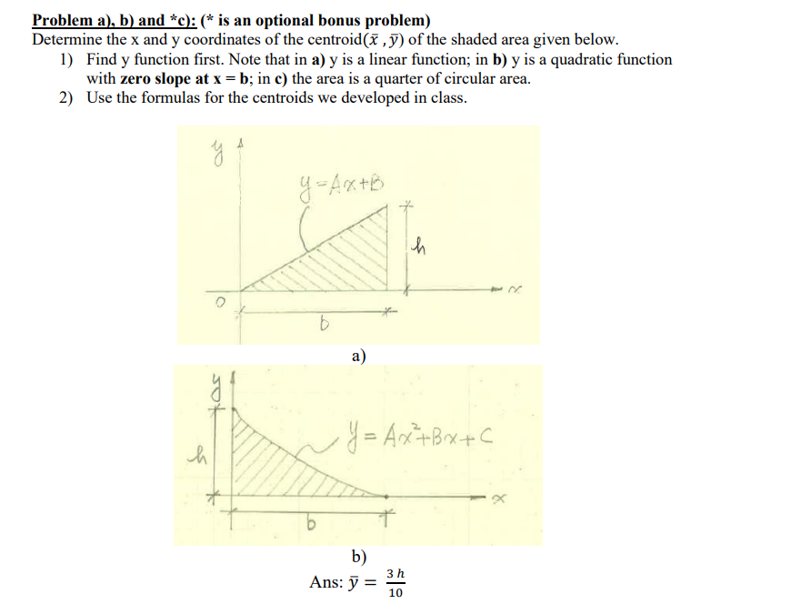 Please Solve the second picture B ) y = ax ^ ( 2