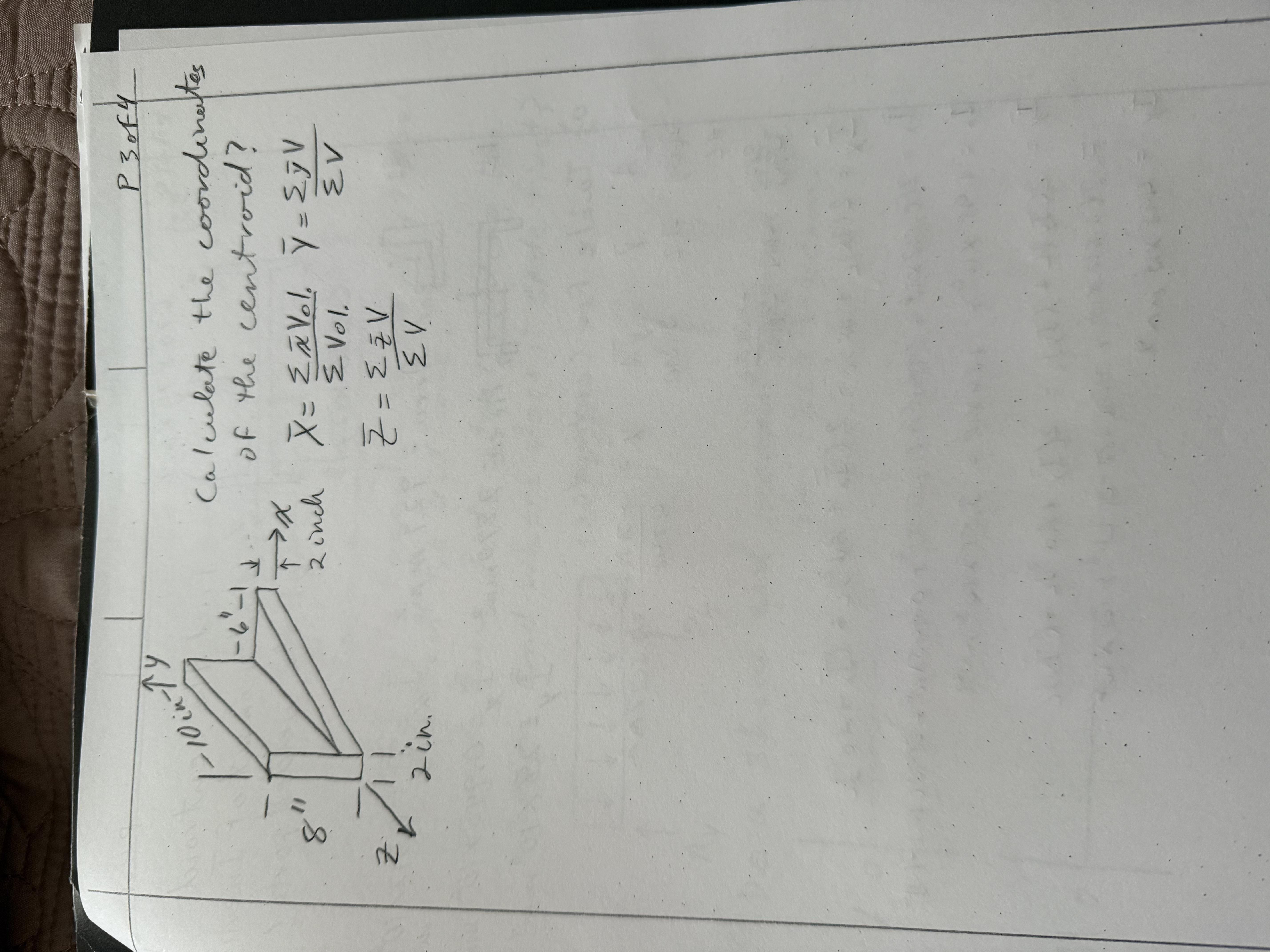 Calculate the coordinates of the centroid?