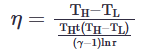 How to derived the following efficiency formula