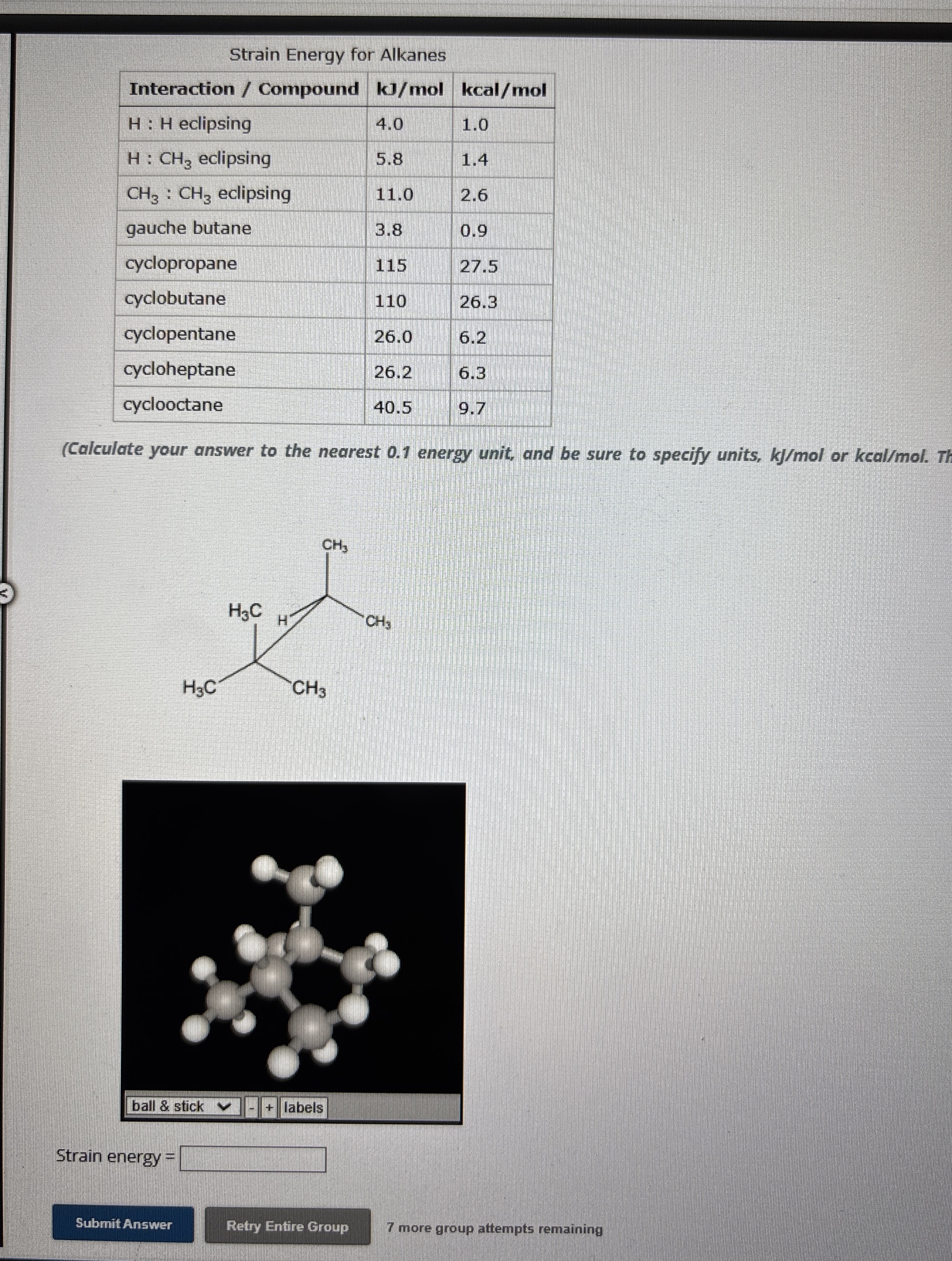 What is the strain energy?