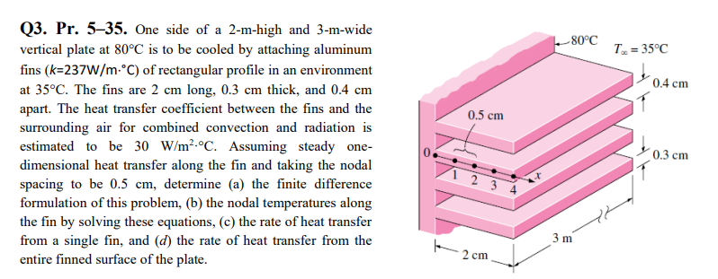 Q 3 . Pr . 5 - 3 5 . One side of a 2 - m - high