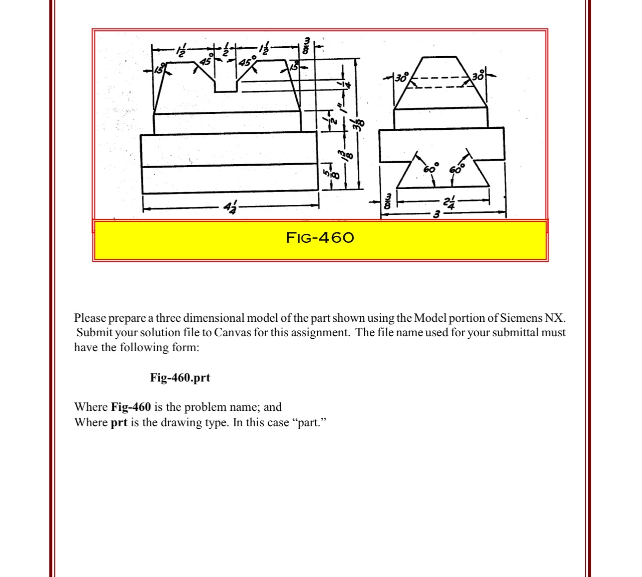 Pleas show what the three dim model will look