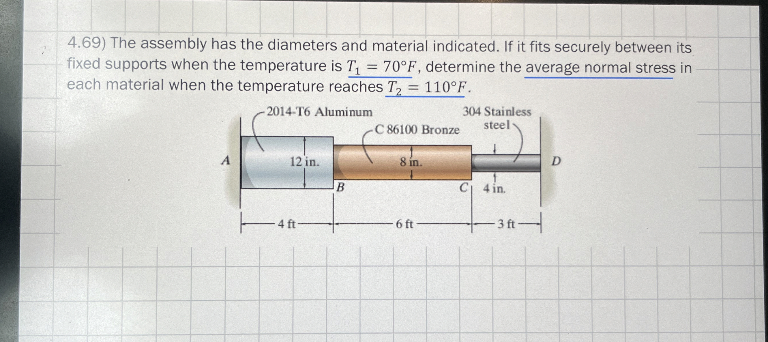 4 . 6 9 ) The assembly has the diameters and