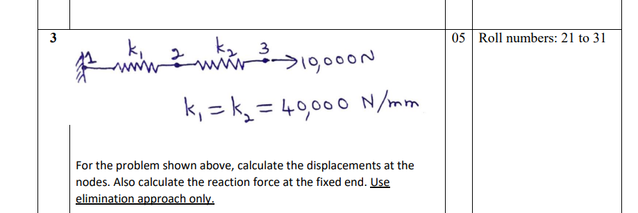 The image shows a mechanical system consisting of