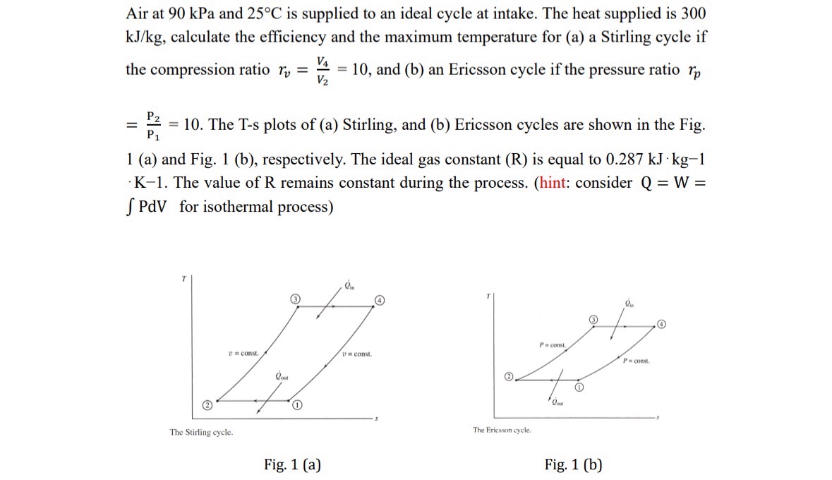 Air at 9 0 kPa and 2 5 C is supplied to an ideal
