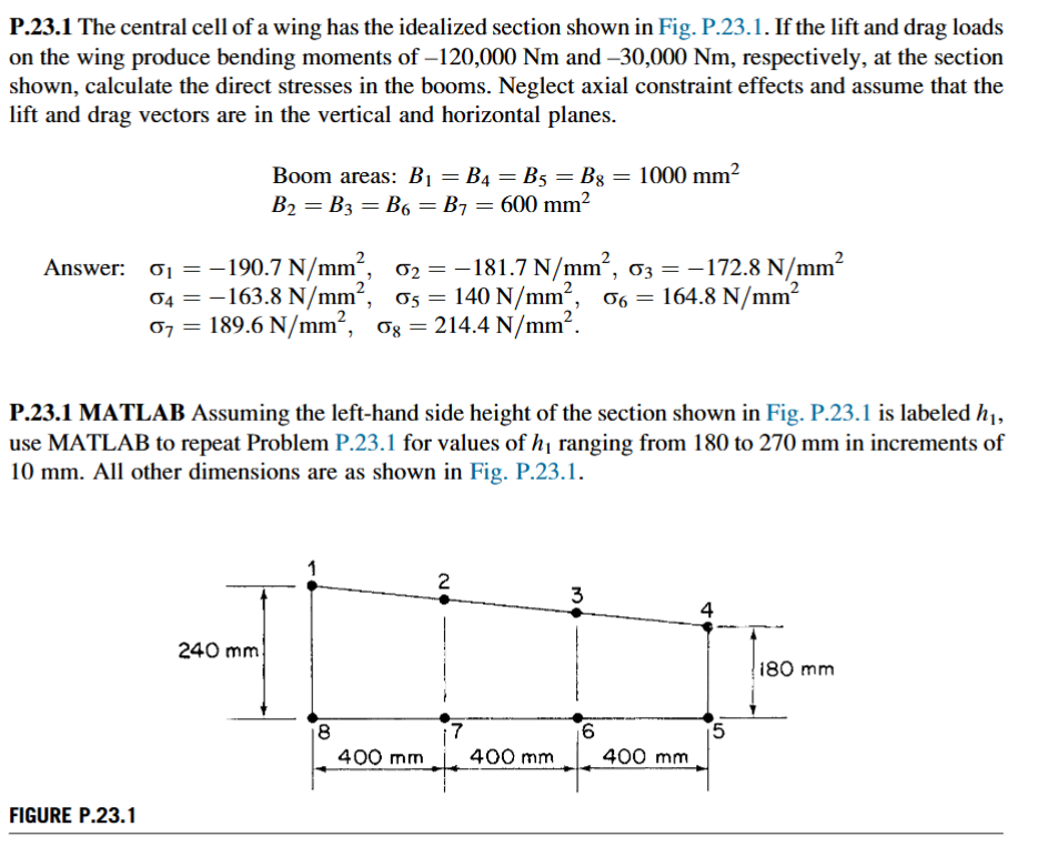 Ignore the MATLab part and replace h 1 with 2 0 0
