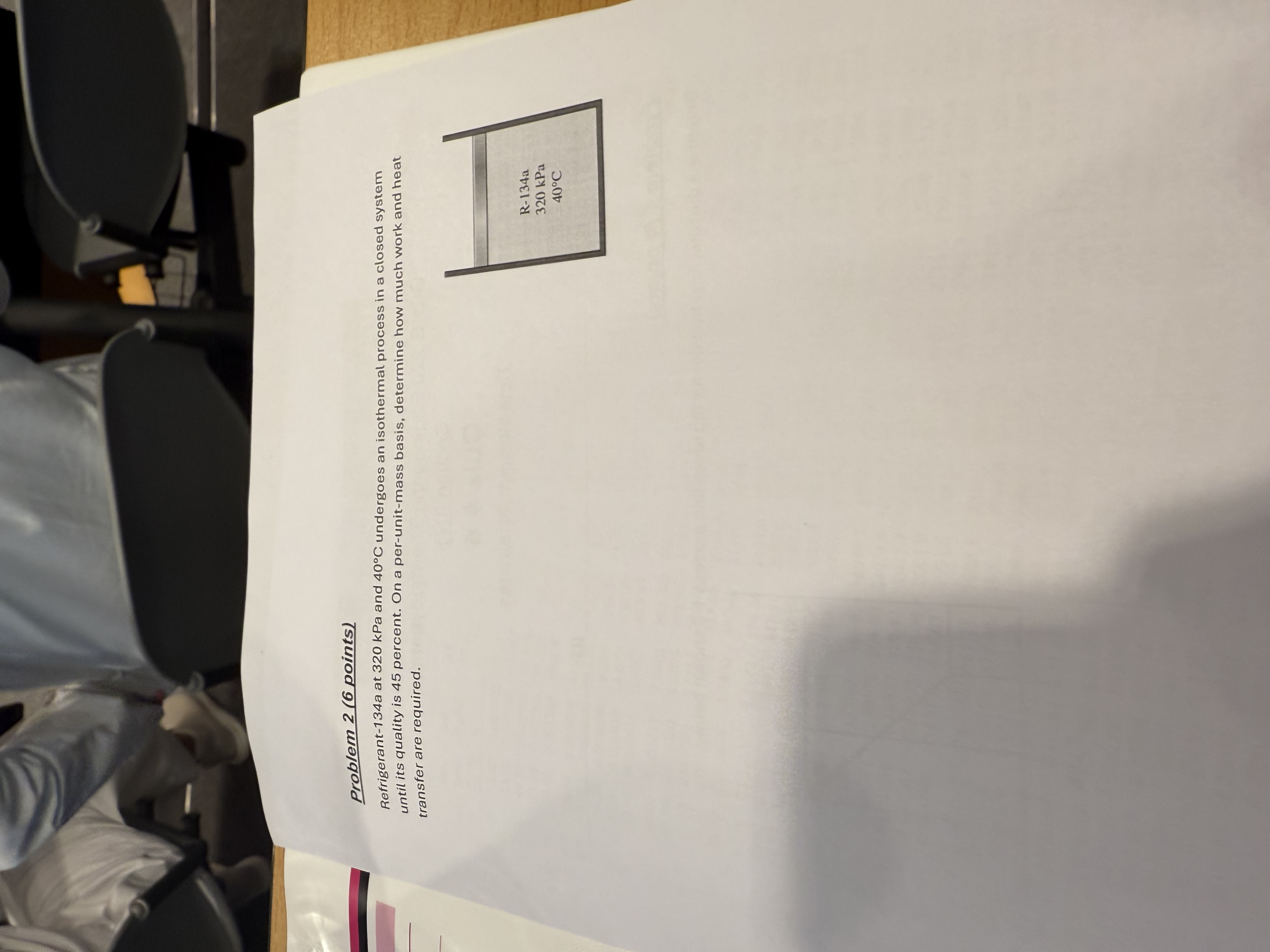 Problem 2 ( 6 points ) Refrigerant - 1 3 4 a at 3