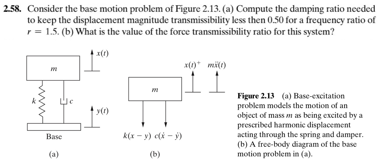 2 . 5 8 . Consider the base motion problem of