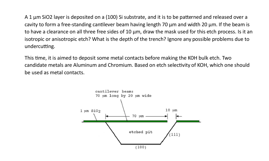 A \ ( 1 \ mu \ mathrm { ~m } \ mathrm { SiO 2 } \