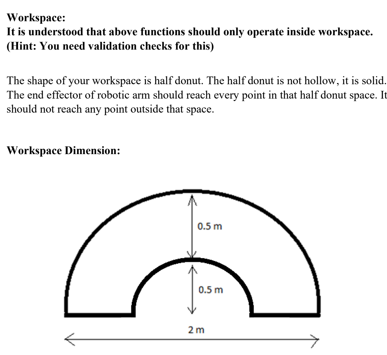 You are required to design a robotic arm with the