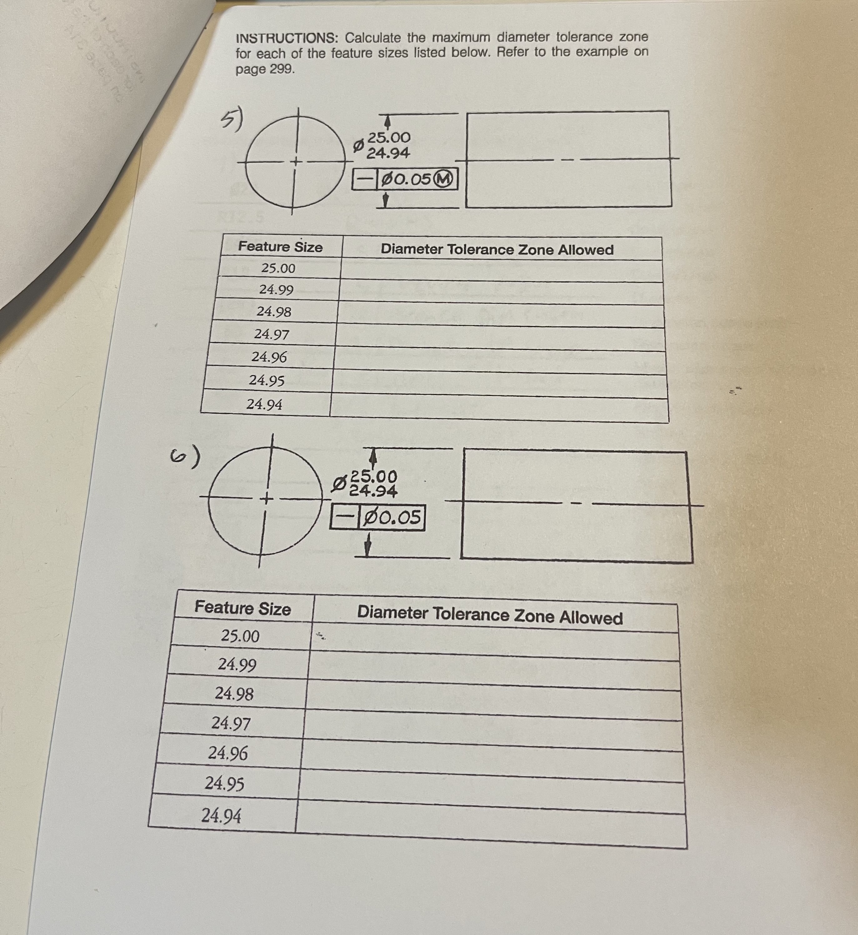 INSTRUCTIONS: Calculate the maximum diameter
