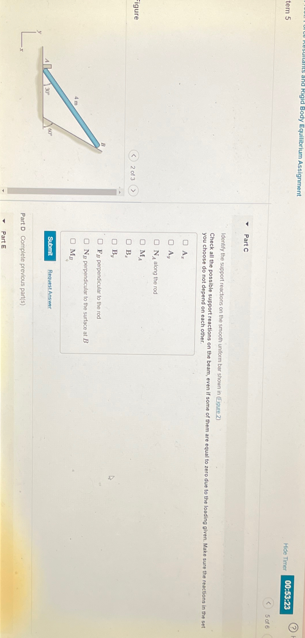 tem 5 Hide Timer 5 of 6 Part C Identify the
