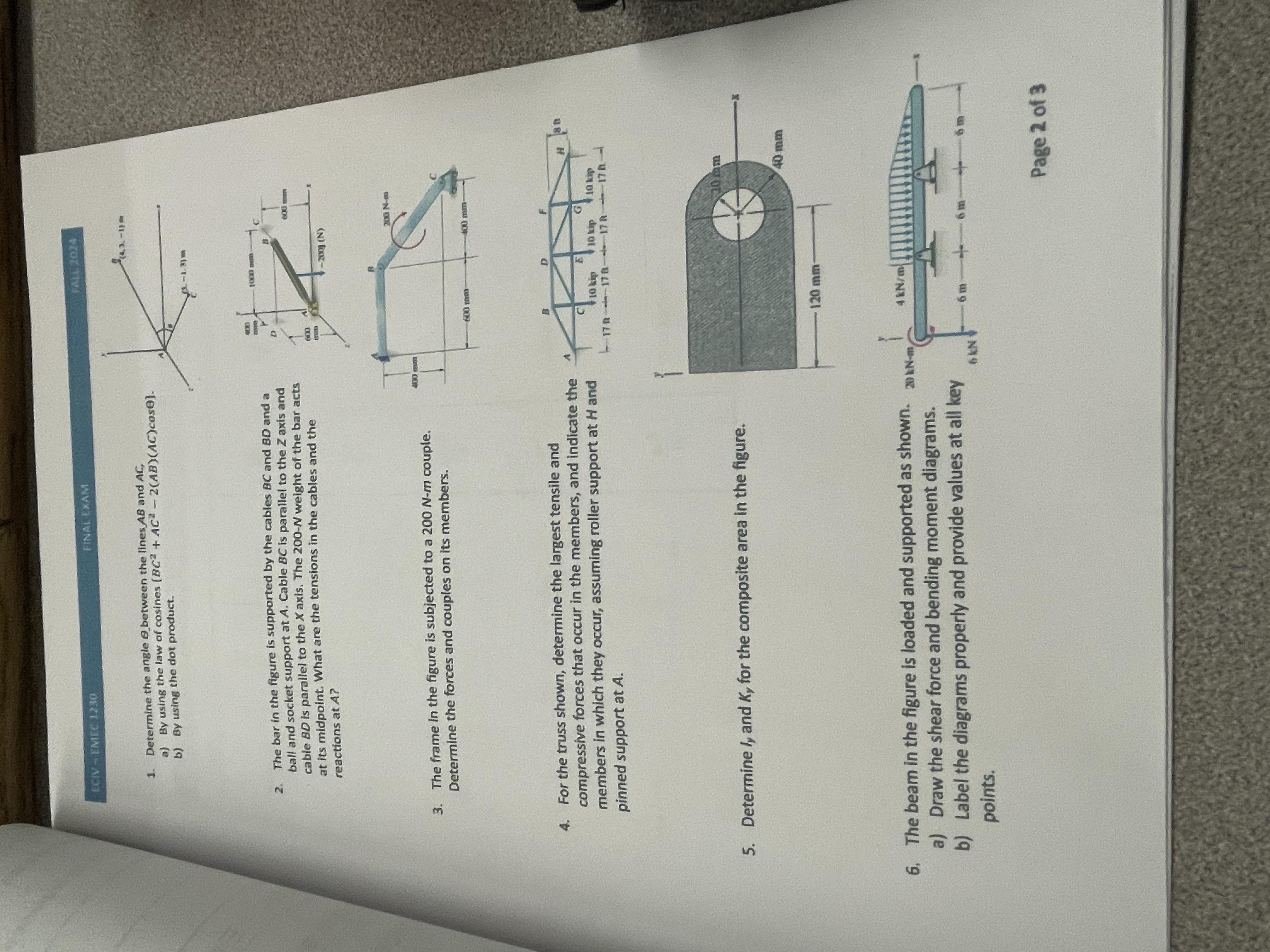 ECEV - HMEC 1 2 3 0 FINAL EXAM Fatitiola