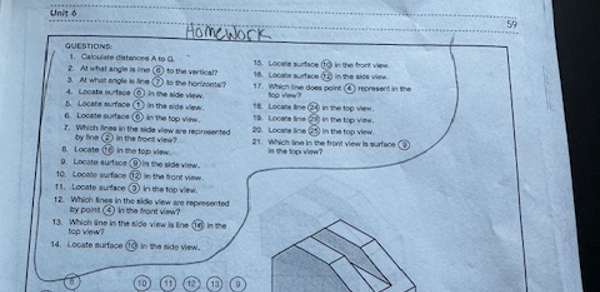 Units 6 QUCsmons: 1 . Calculate detancers \ ( A \