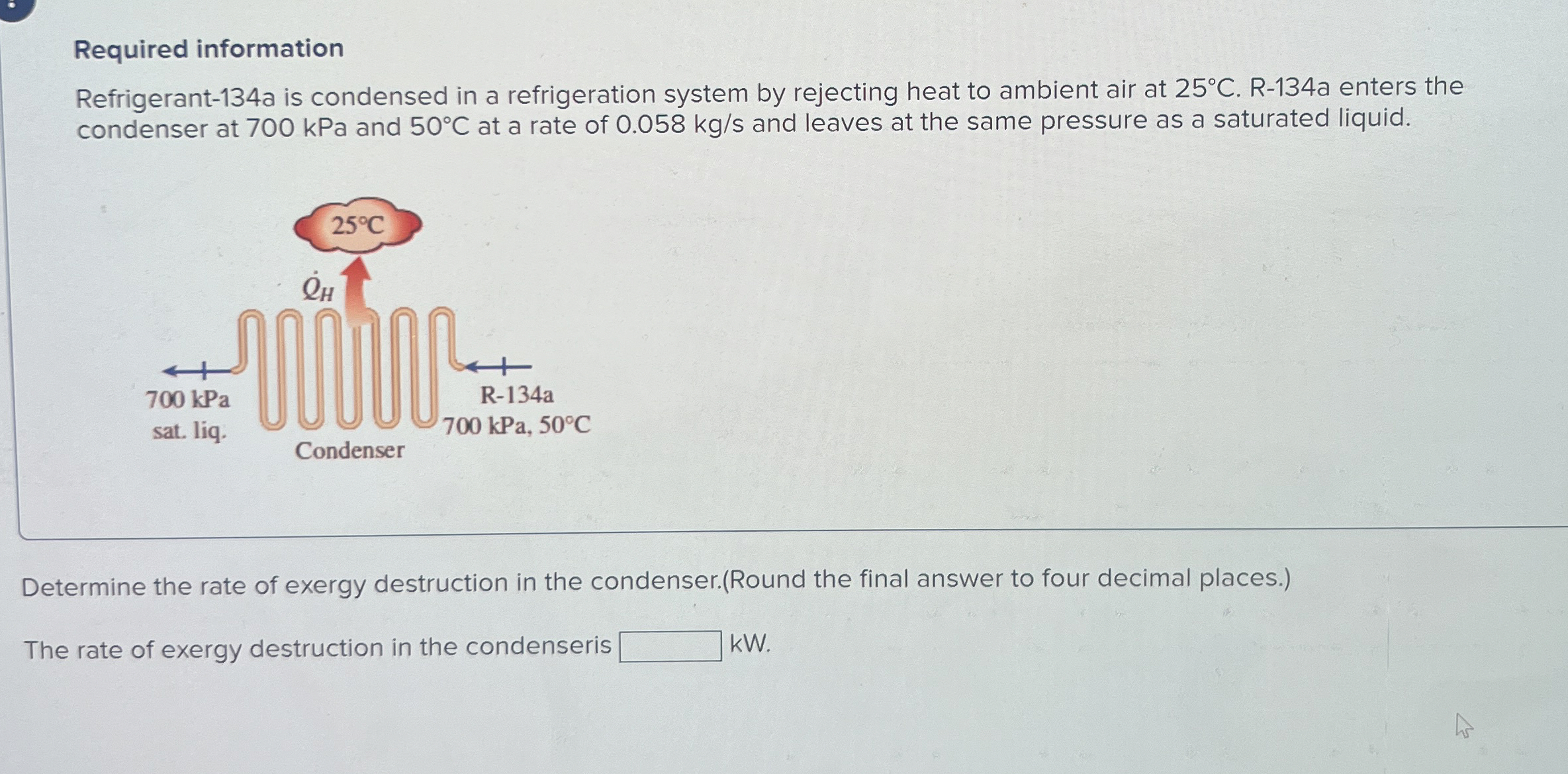 Required information Refrigerant - 1 3 4 a is