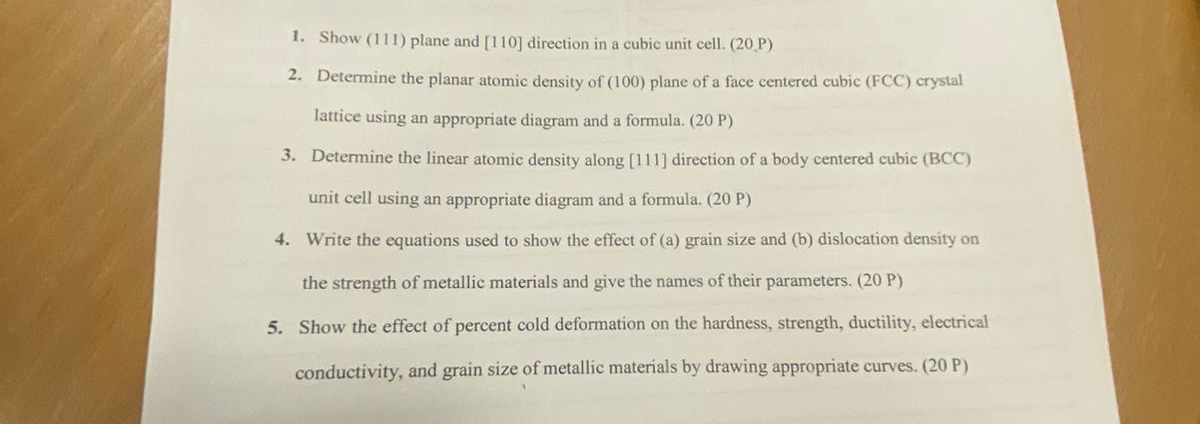 Show ( 1 1 1 ) plane and [ 1 1 0 ] direction in a