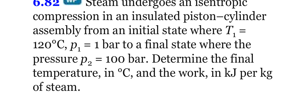 compression in an insulated piston - cylinder