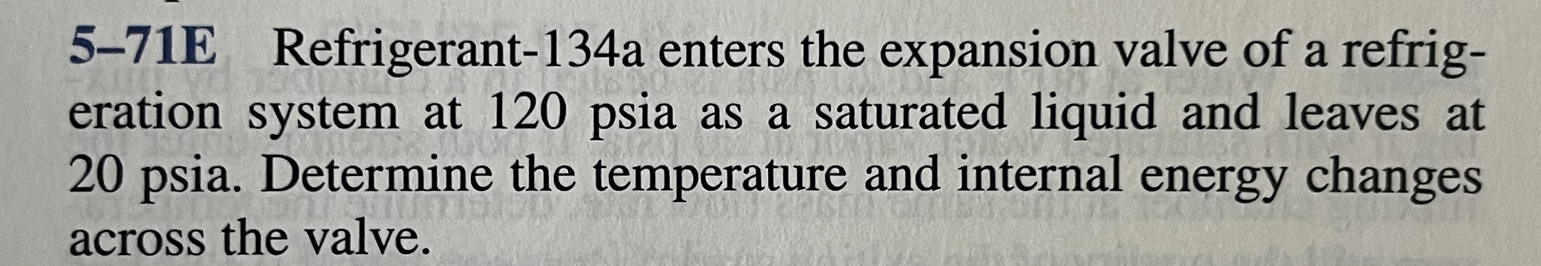 5 - 7 1 E Refrigerant - 1 3 4 a enters the