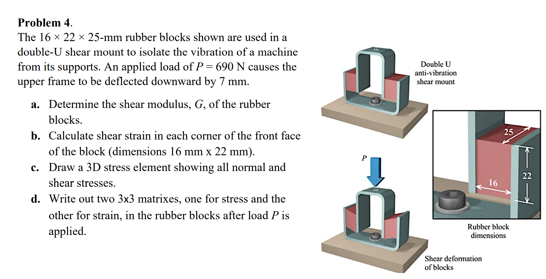 Problem 4 . The 1 6 2 2 2 5 - m m rubber blocks